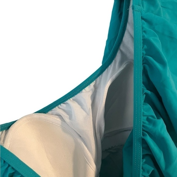 New! Profile by Gottex Tutti Frutti One Shoulder Ruffle Tankini - Picture 7 of 8